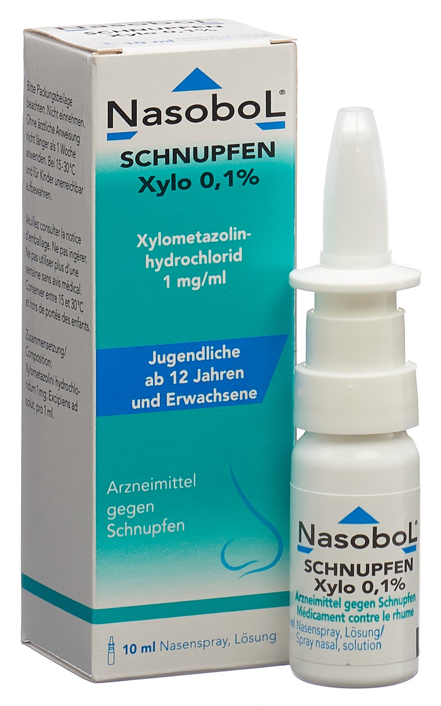 NASOBOL Schnupfen Xylo Nasenspray 0.1 % Fl 10 ml