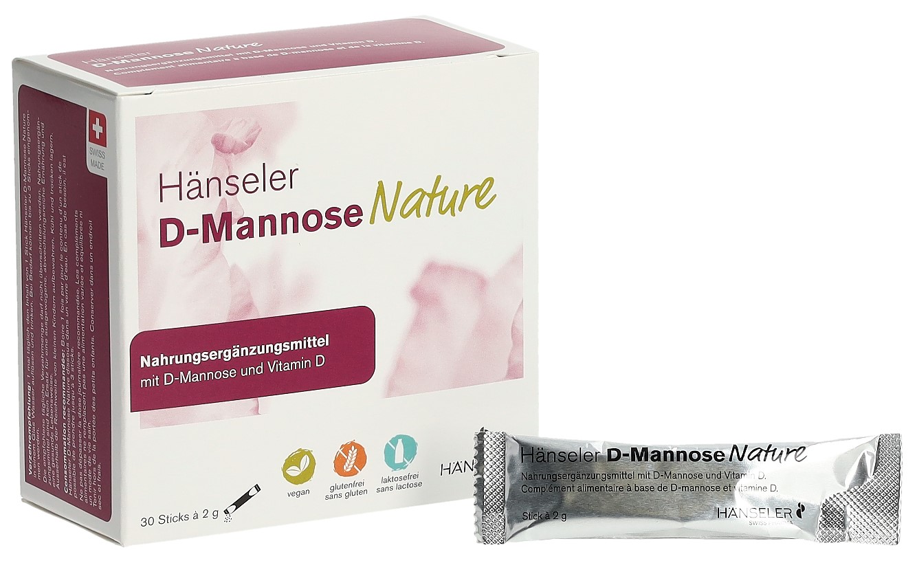 HÄNSELER D-Mannose Nature 30 Stick 2 g