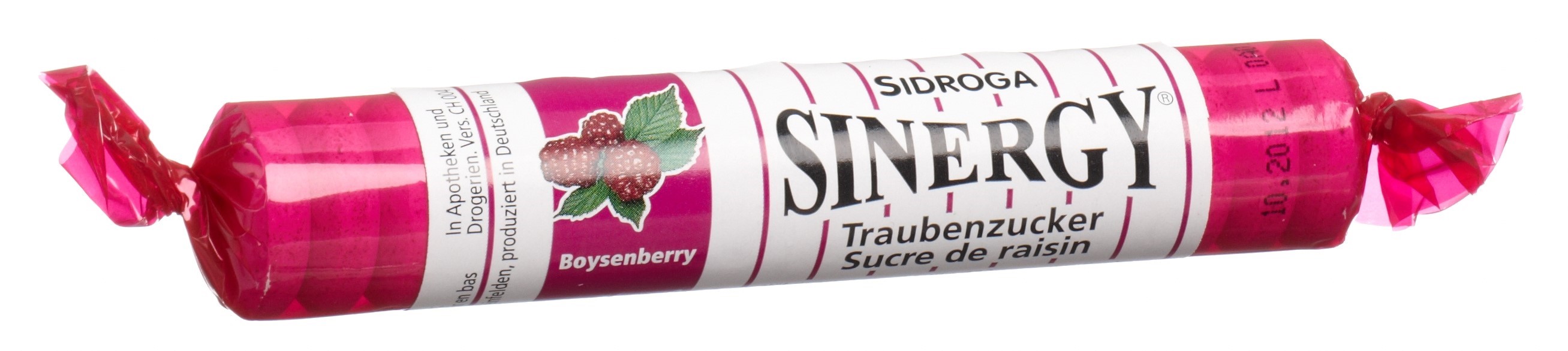 SINERGY Traubenzucker Boysenberry Rolle 40 g