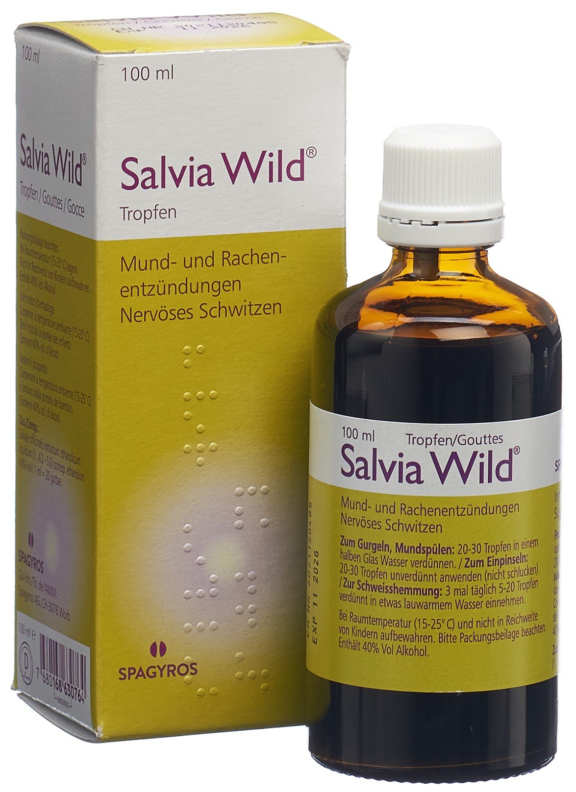 SALVIA WILD Tropfen Fl 100 ml