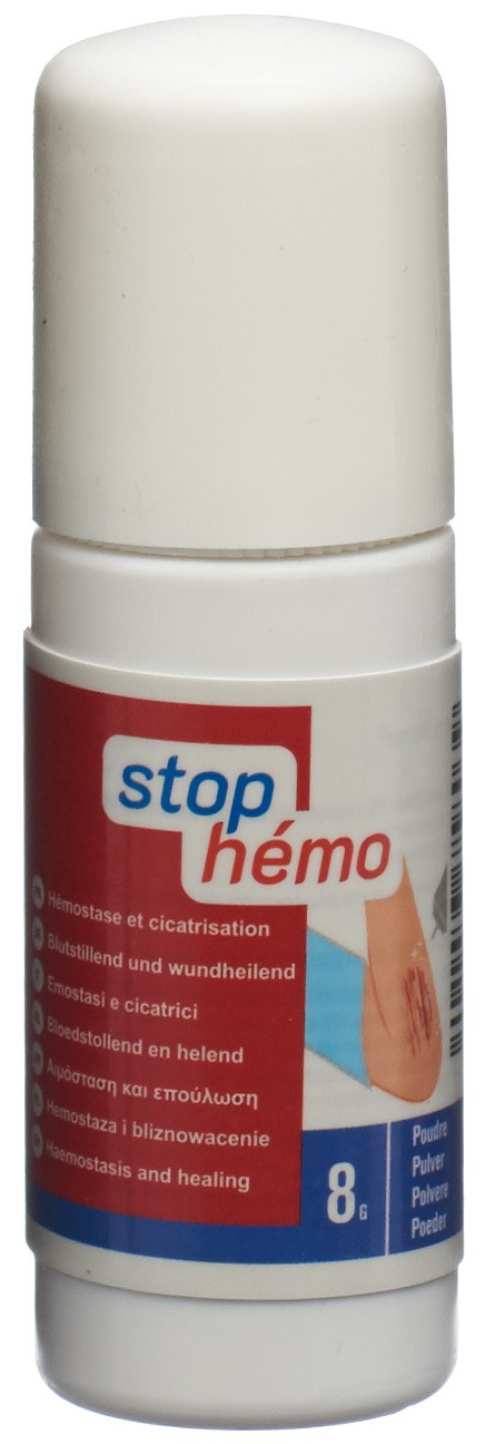 STOP HEMO Puder hämostat steril 8 g