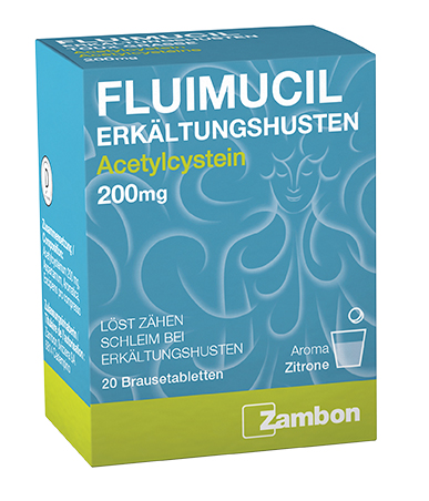FLUIMUCIL Erkältungshust Brausetabl 200 mg 20 Stk