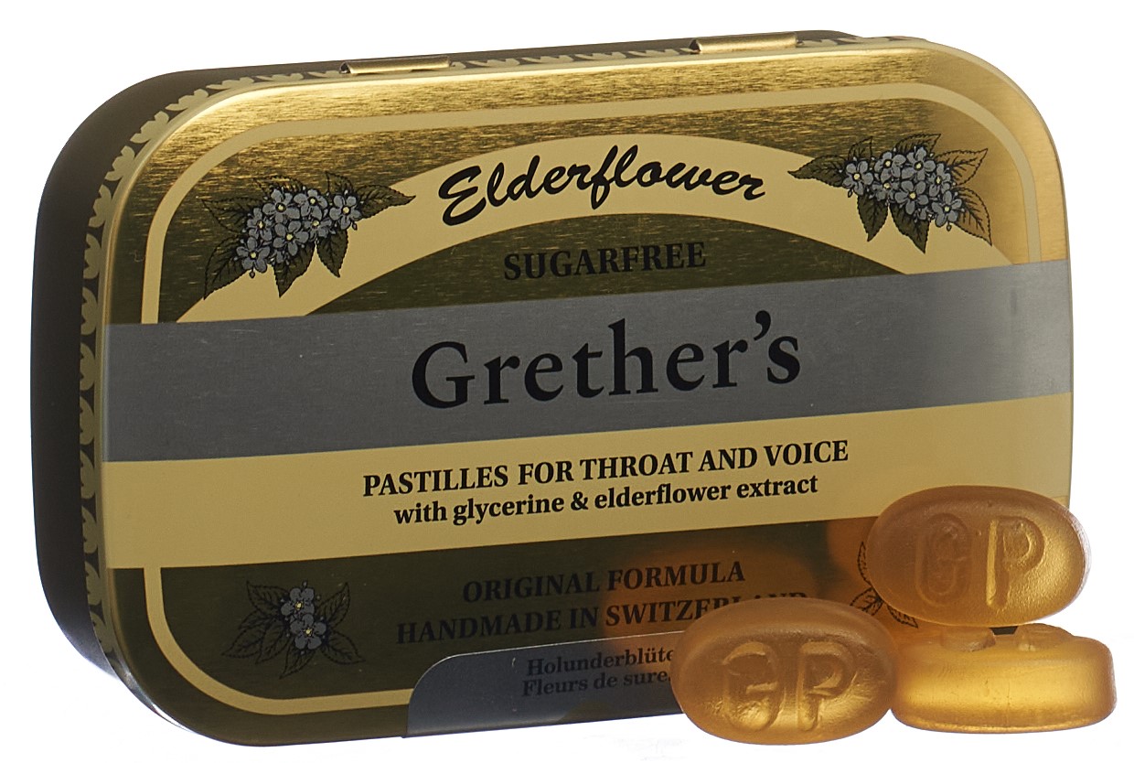 GRETHERS Elderflower Past o Z Ds 110 g