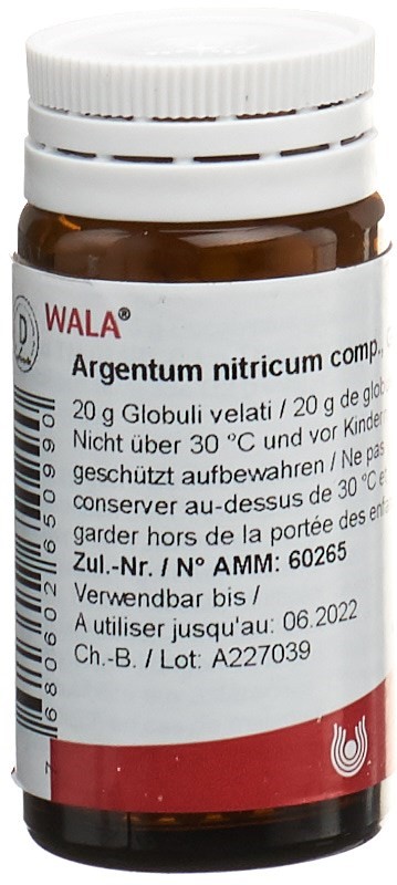 WALA Argentum nitricum comp Glob Fl 20 g