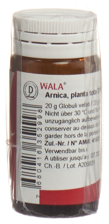 WALA Arnica planta tot D19/Aurum D29 Glob 20 g