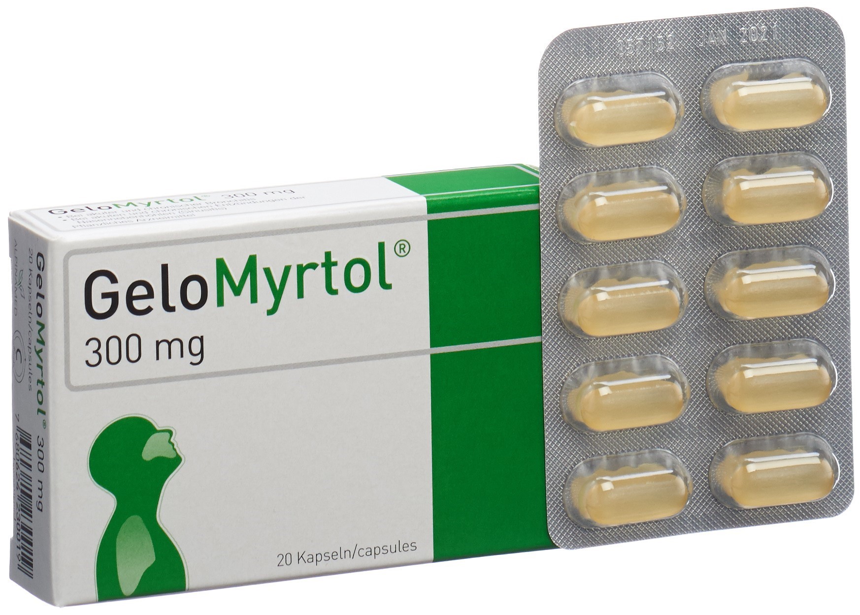 GELOMYRTOL Weichkaps 300 mg 20 Stk