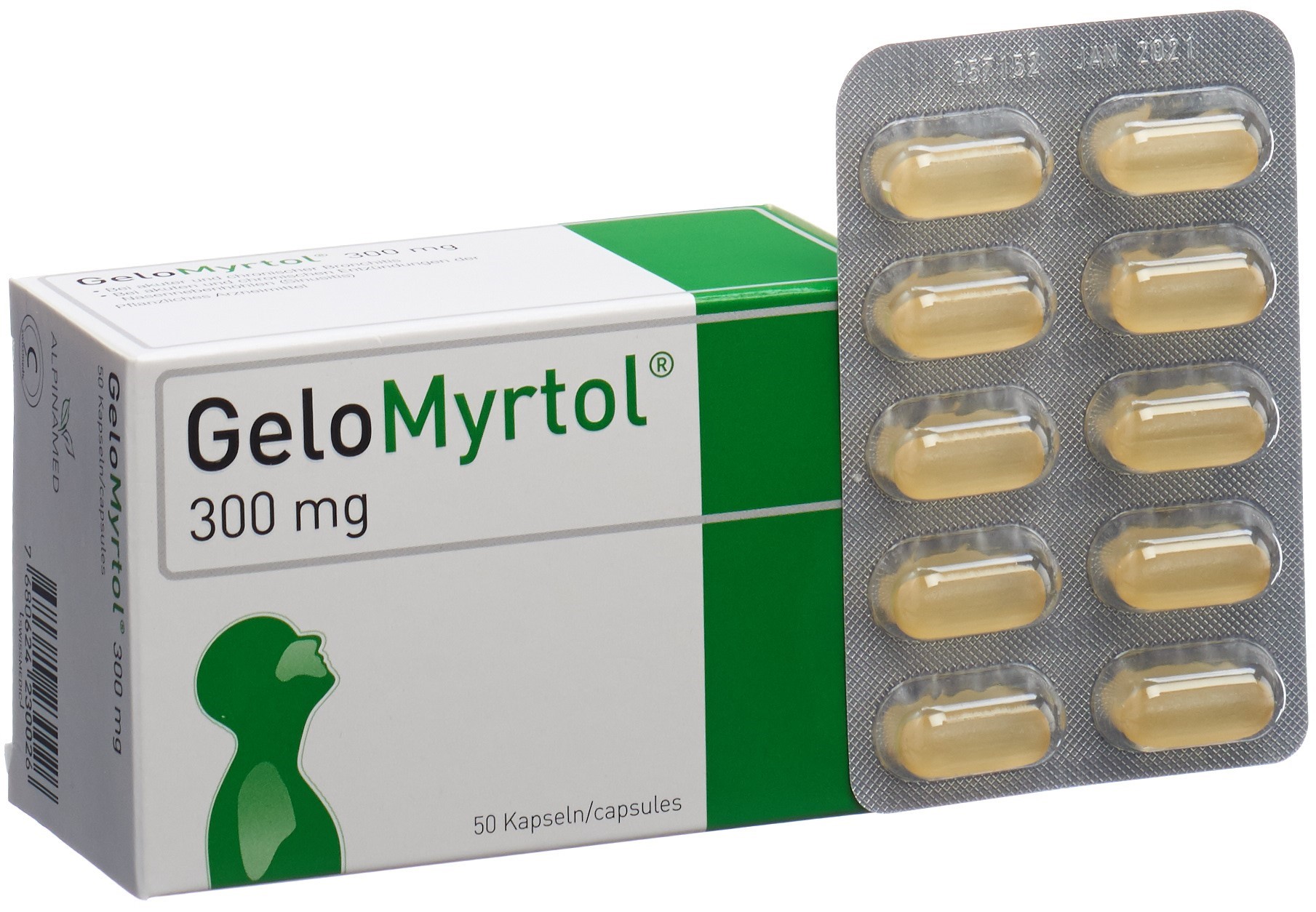 GELOMYRTOL Weichkaps 300 mg 50 Stk