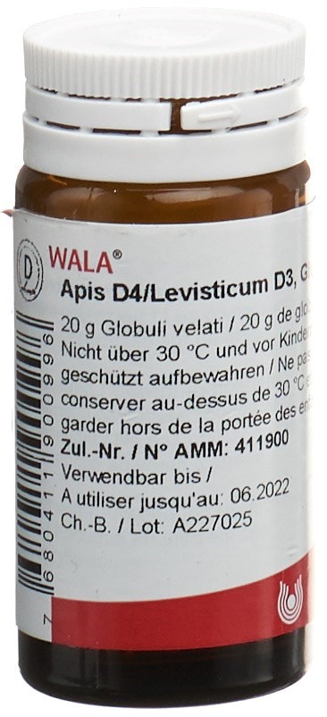 WALA Apis D4/Levisticum D3 Glob 20 g