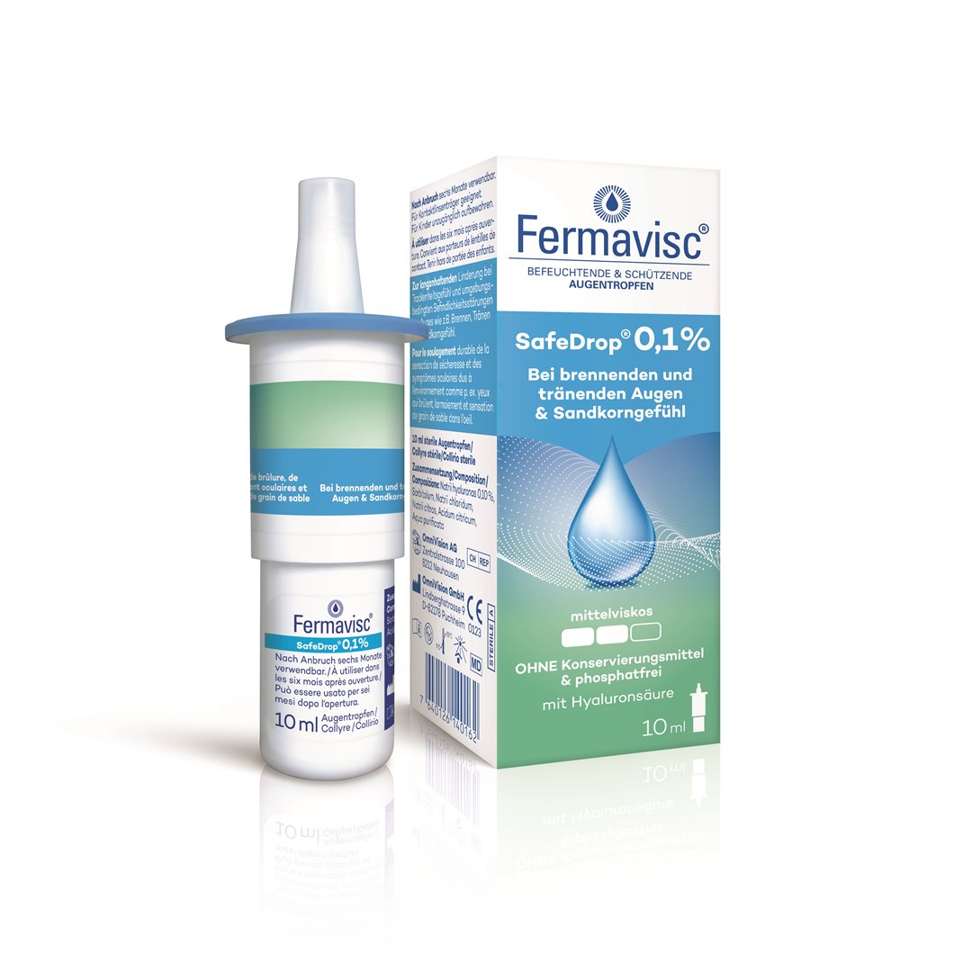 FERMAVISC SafeDrop Gtt Opht 0.1 % Fl 10 ml