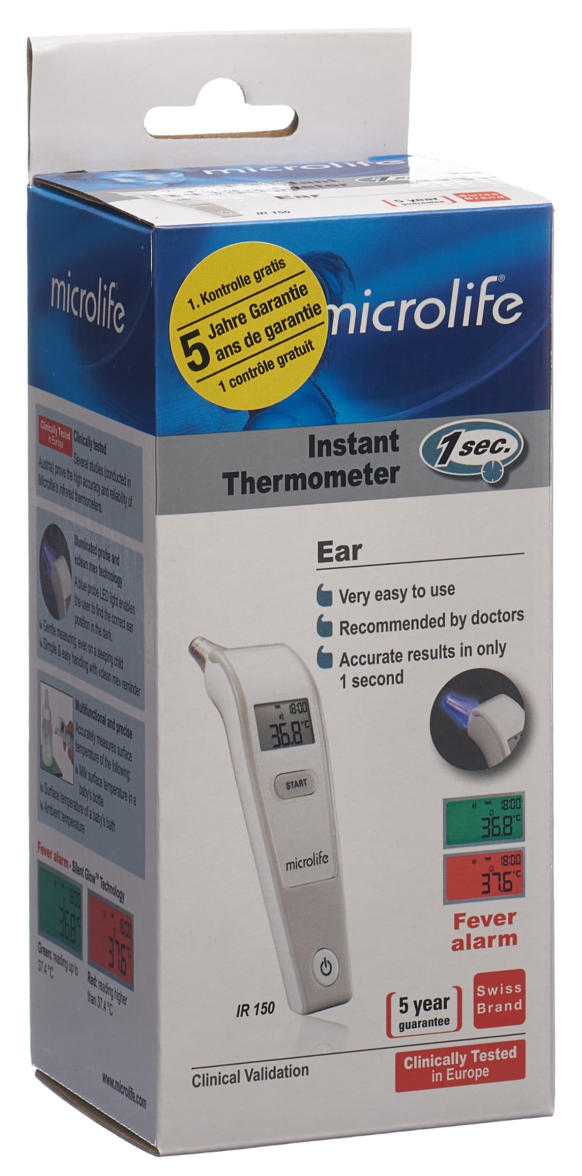 Dr. Apotheken Fieberthermometer Noyer - Shop Online -