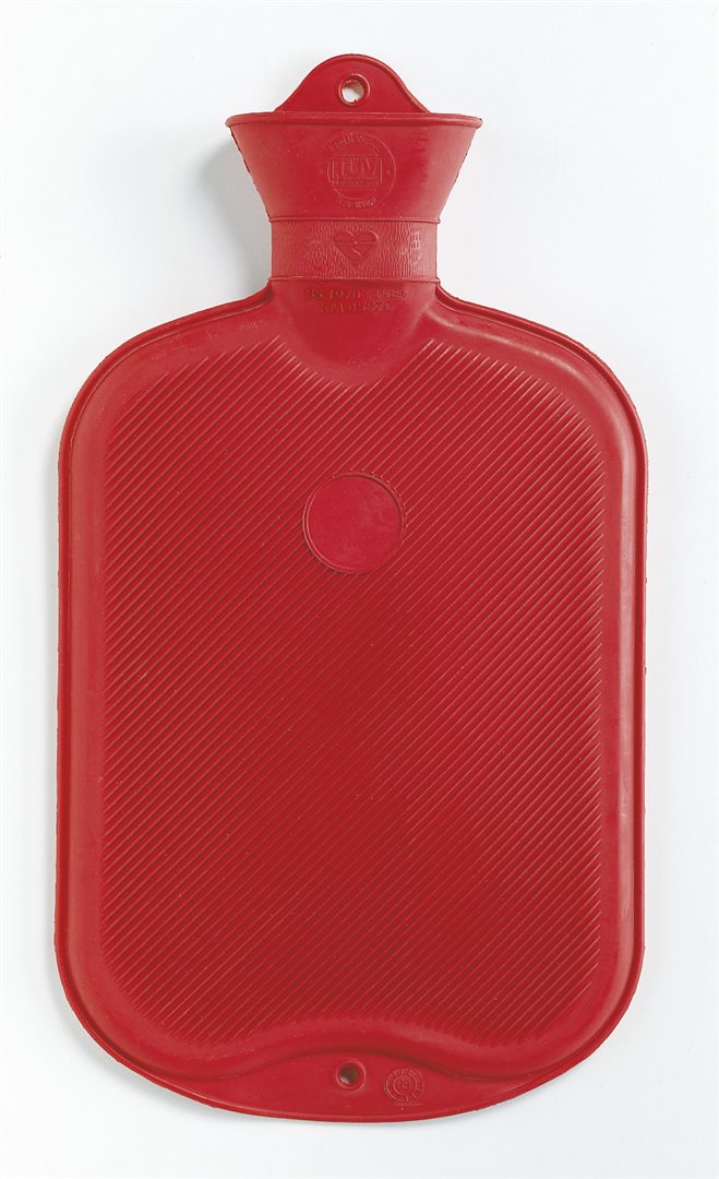 SÄNGER Wärmflasche 2l Lamelle 1seitig rot
