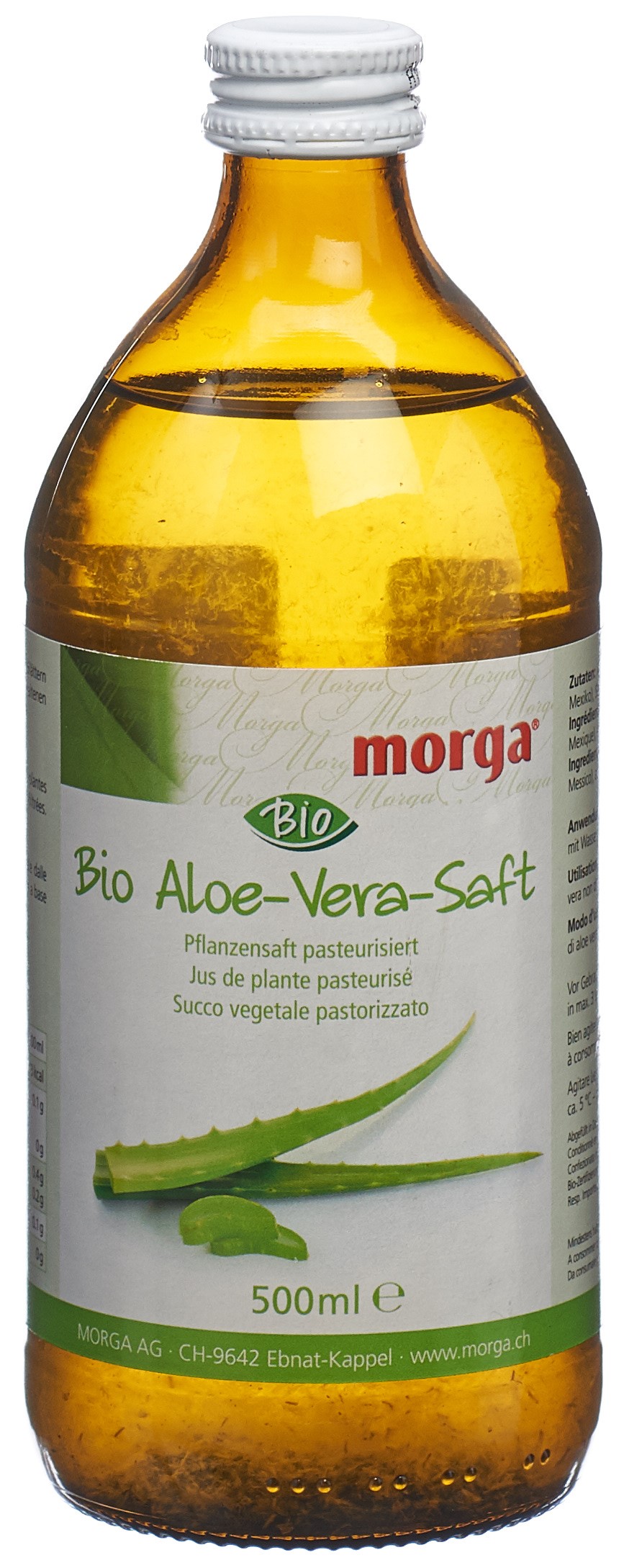 MORGA Aloe Vera Saft Bio Fl 500 ml