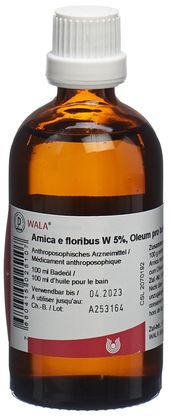 WALA Arnica e floribus 5 % Oleum pro balne 100 ml