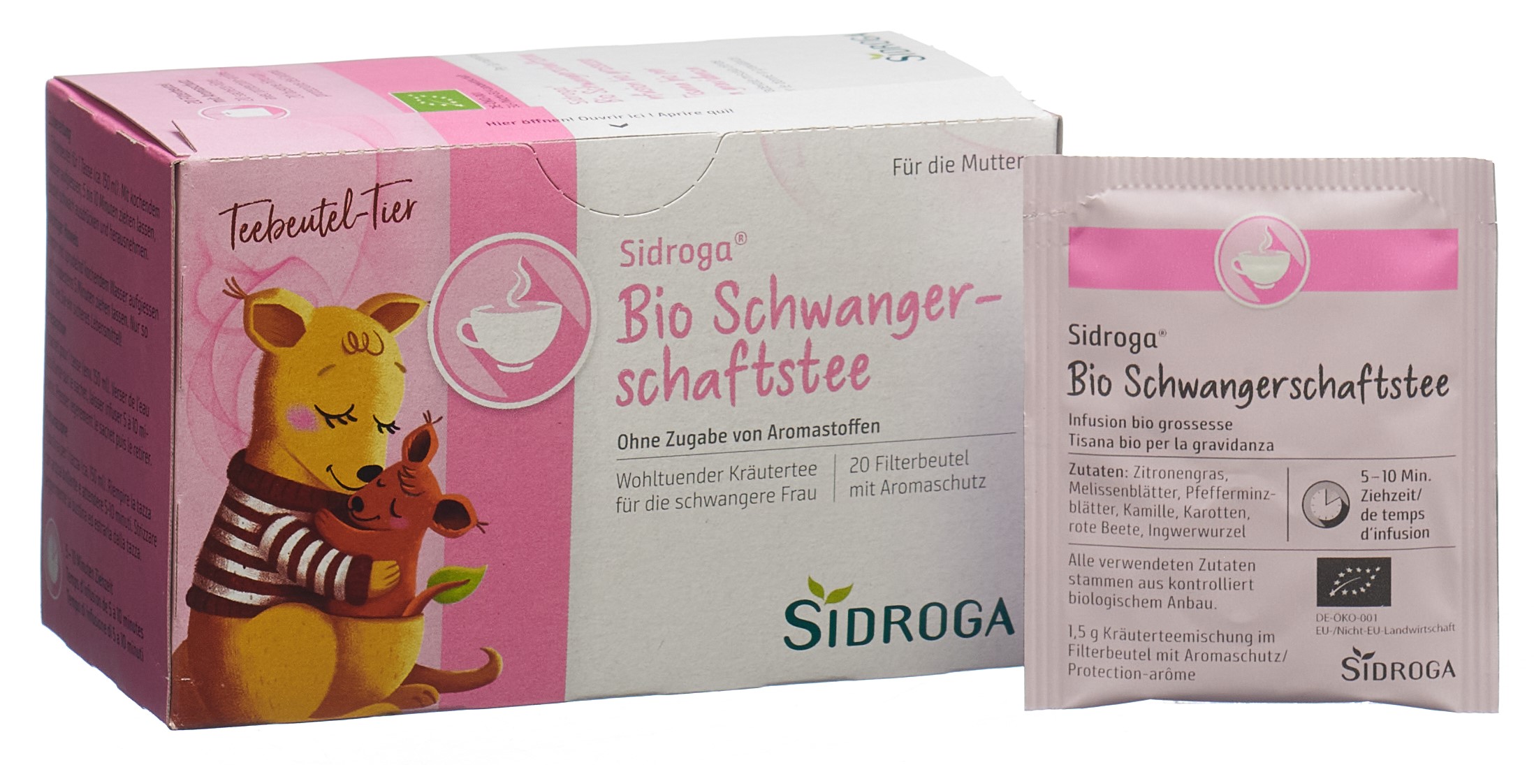 SIDROGA Bio Schwangerschaftstee 20 Btl 1.5 g