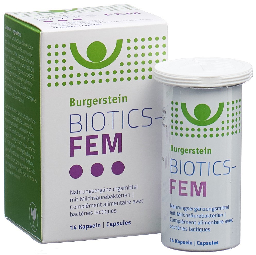 BURGERSTEIN Biotics-FEM Kaps 14 Stk