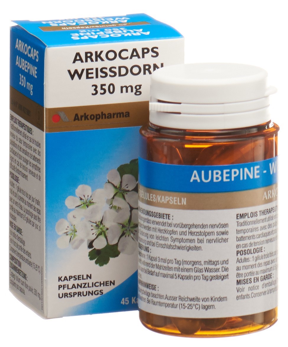 ARKOCAPS Weissdorn Kaps 350 mg Ds 45 Stk