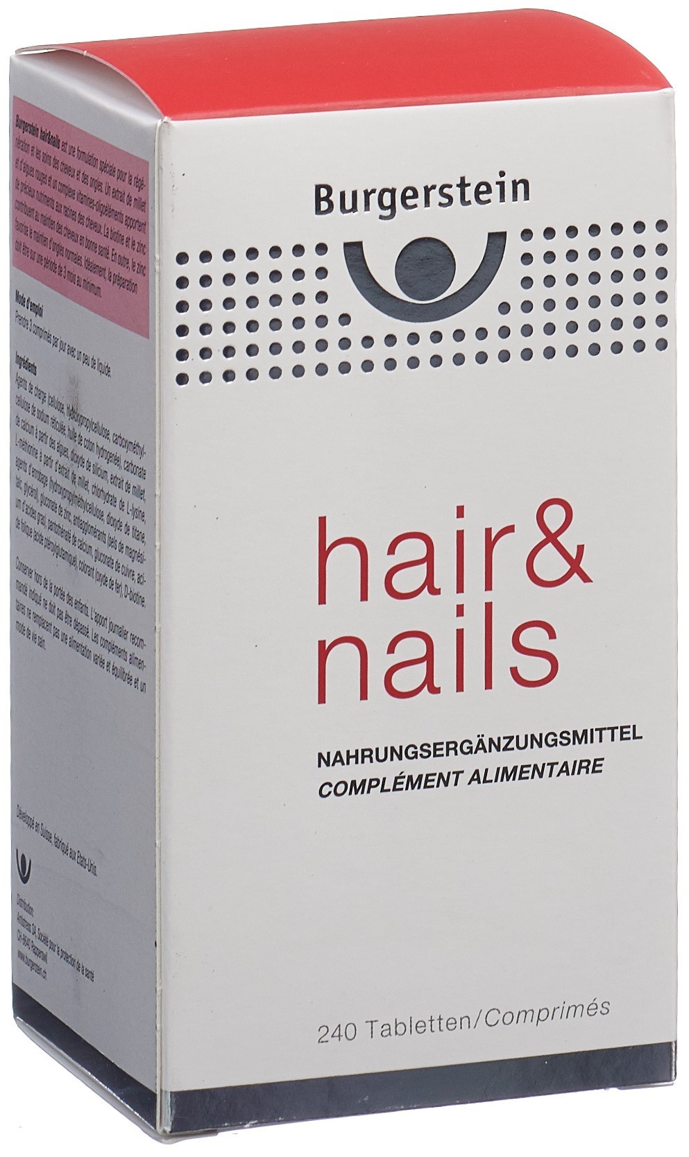 BURGERSTEIN Hair & Nails Tabl 240 Stk