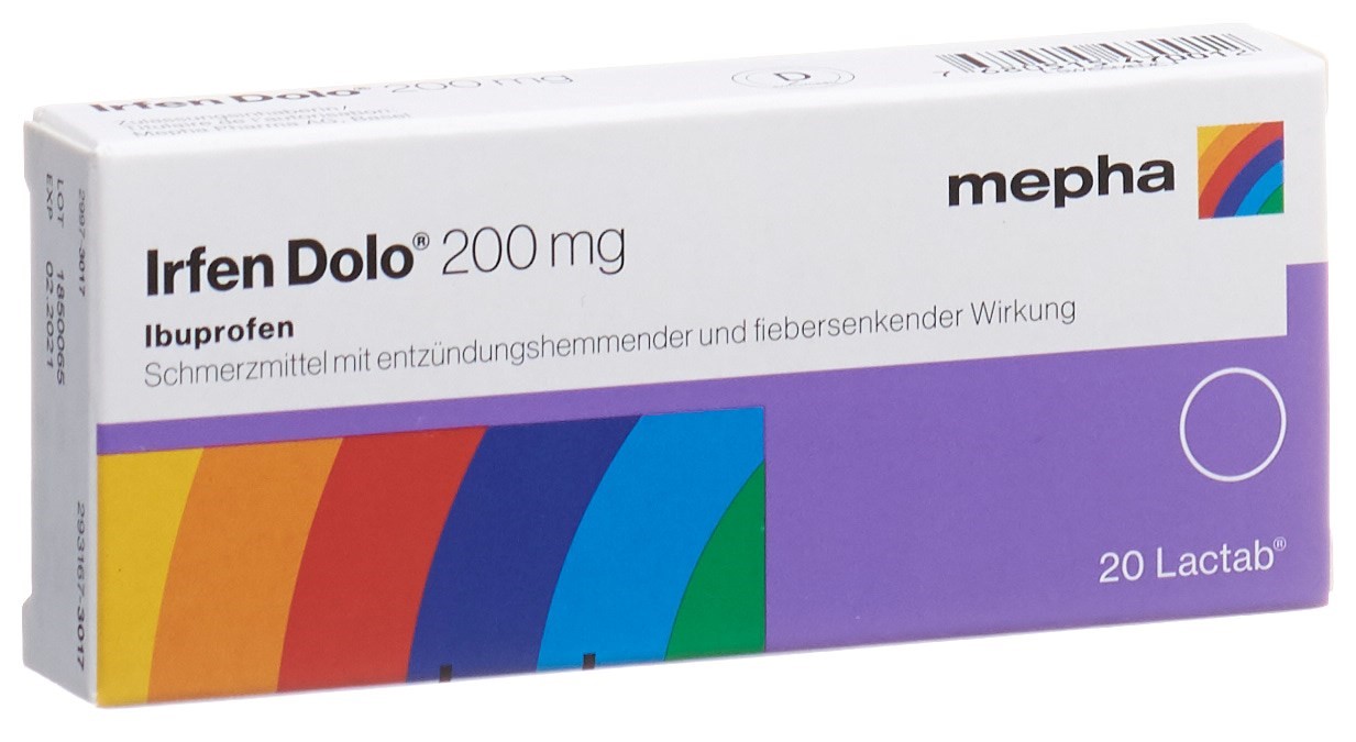 IRFEN DOLO Lactab 200 mg 20 Stk
