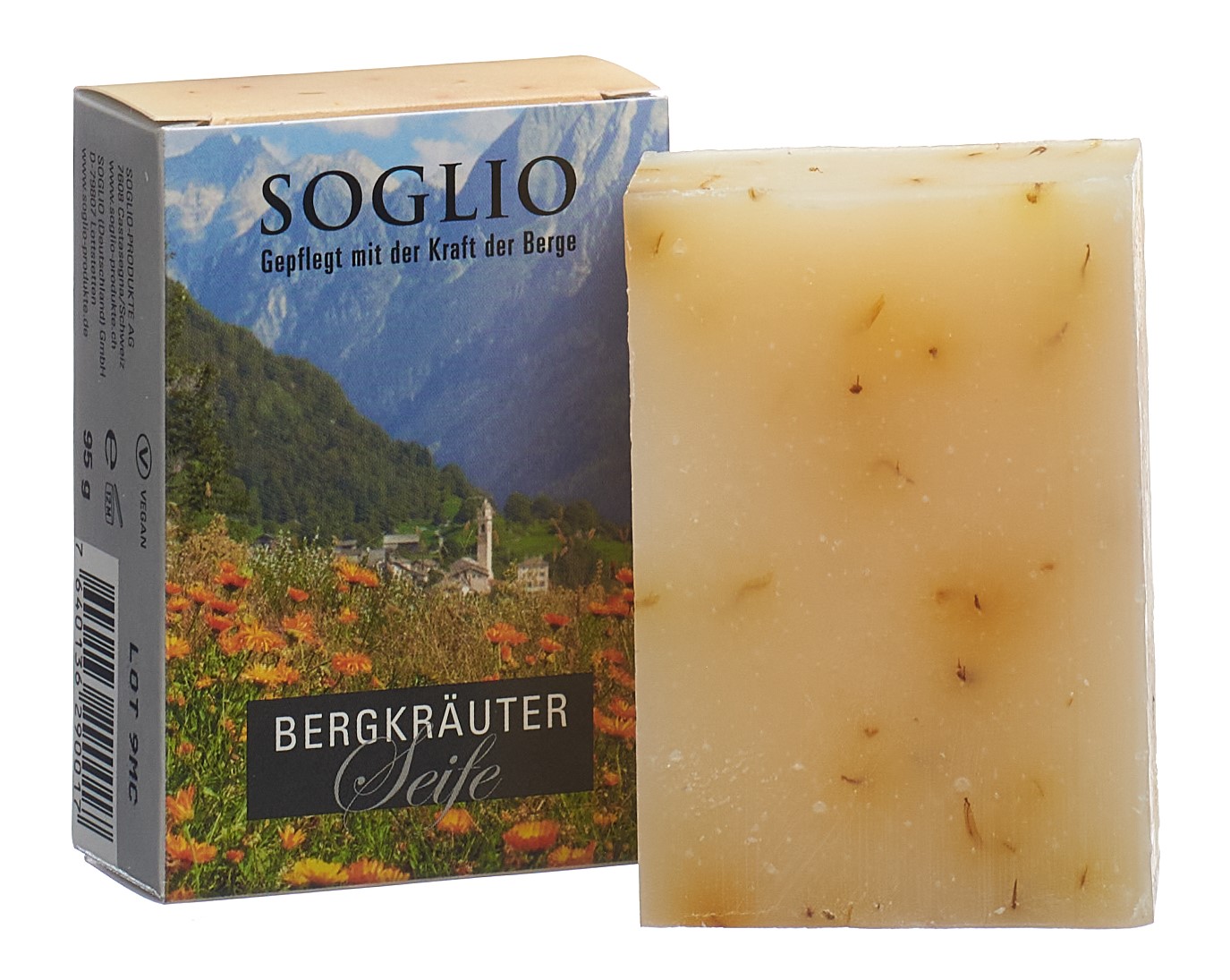 SOGLIO Bergkräuter-Seife 95 g