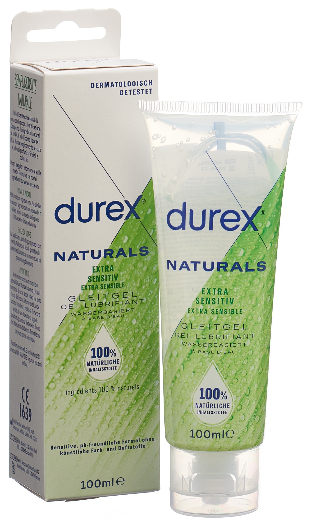 DUREX Naturals Gleitgel Extra Sens 100 ml