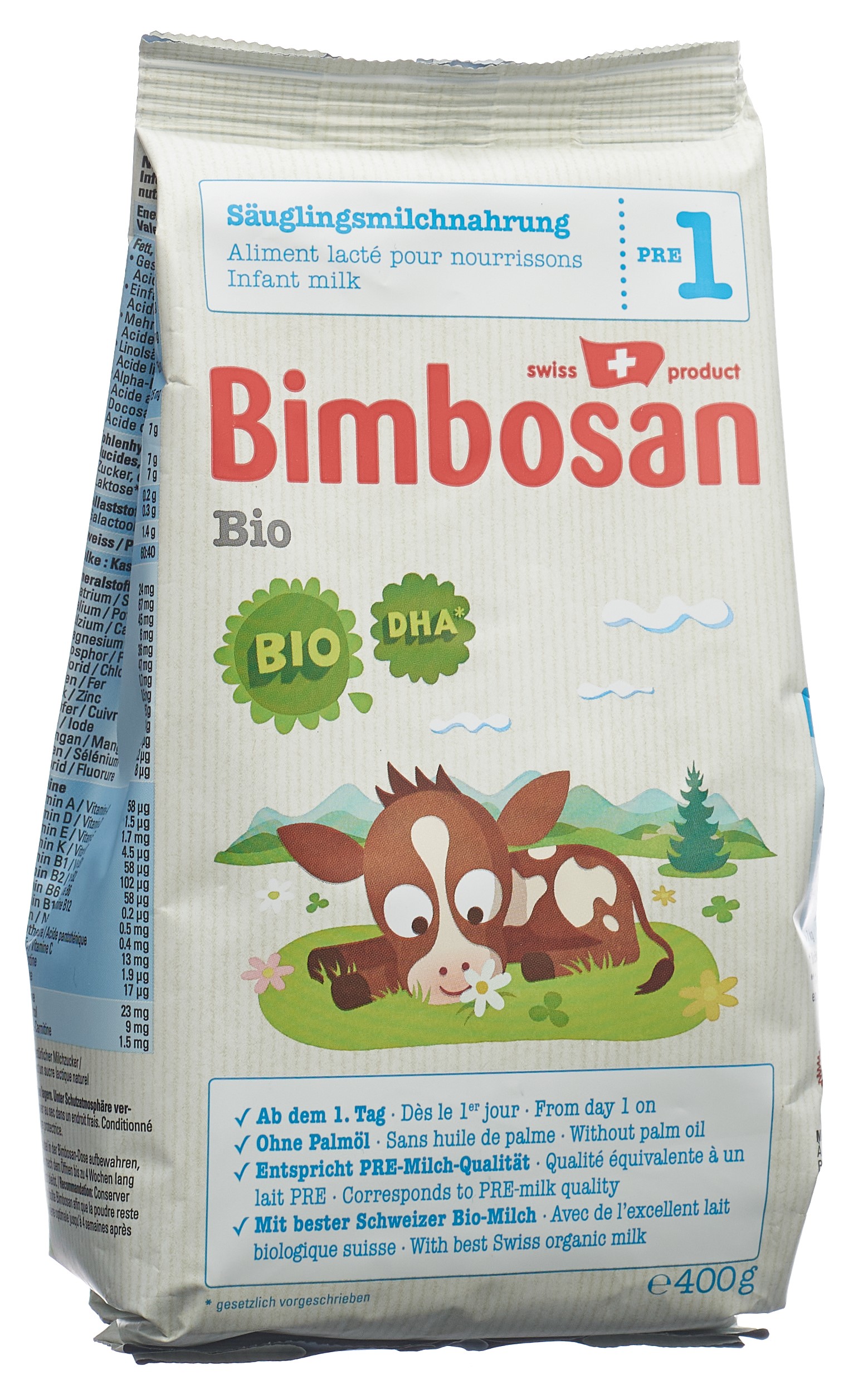 BIMBOSAN Bio 1 Säugling refill Btl 400 g