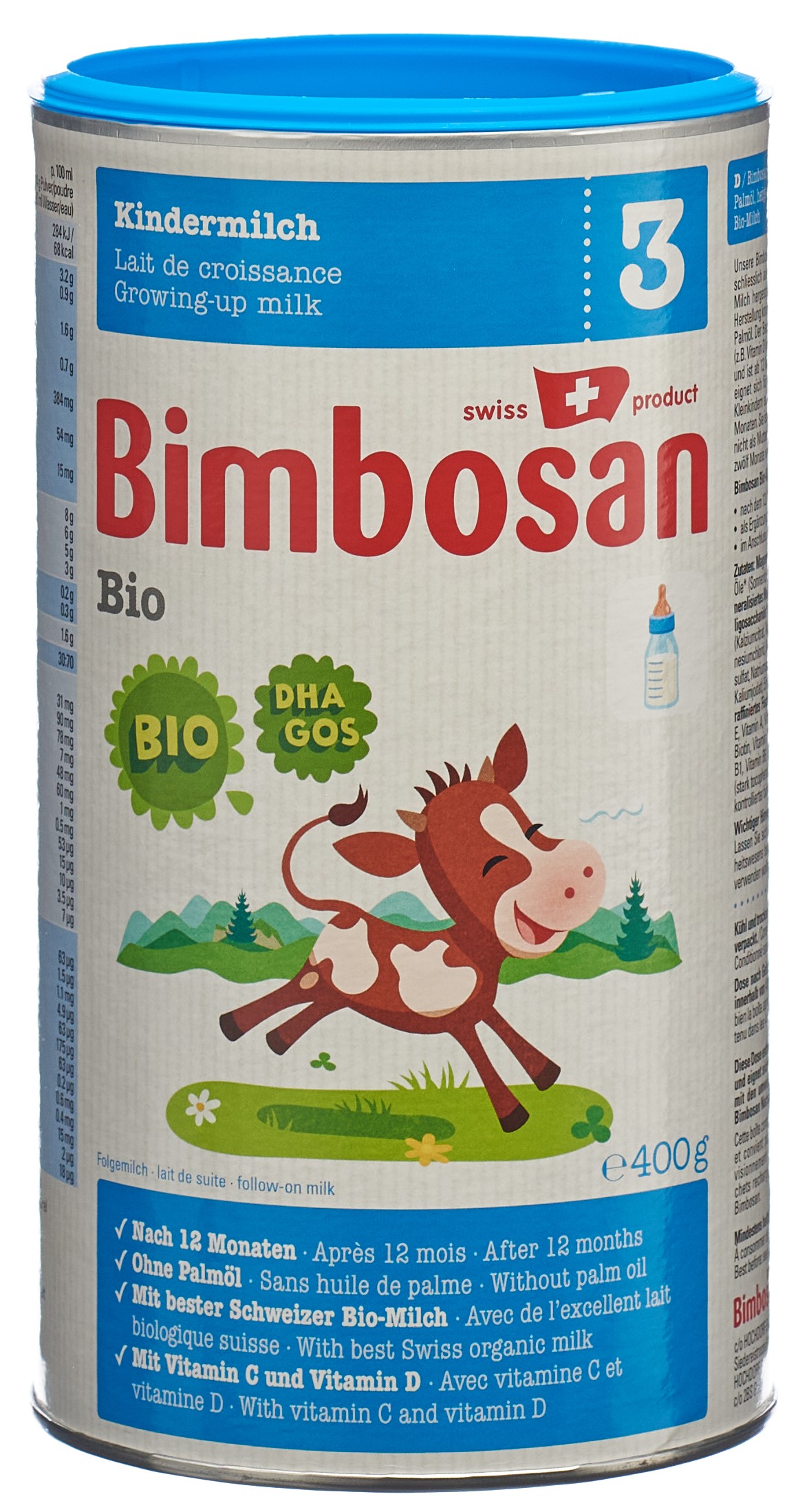 BIMBOSAN Bio 3 Kinder Ds 400 g
