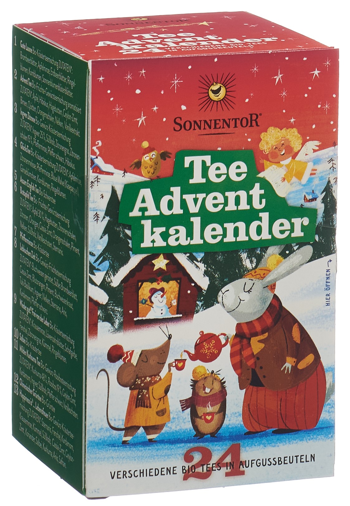 SONNENTOR Adventkalender Tee BIO Btl 24 Stk