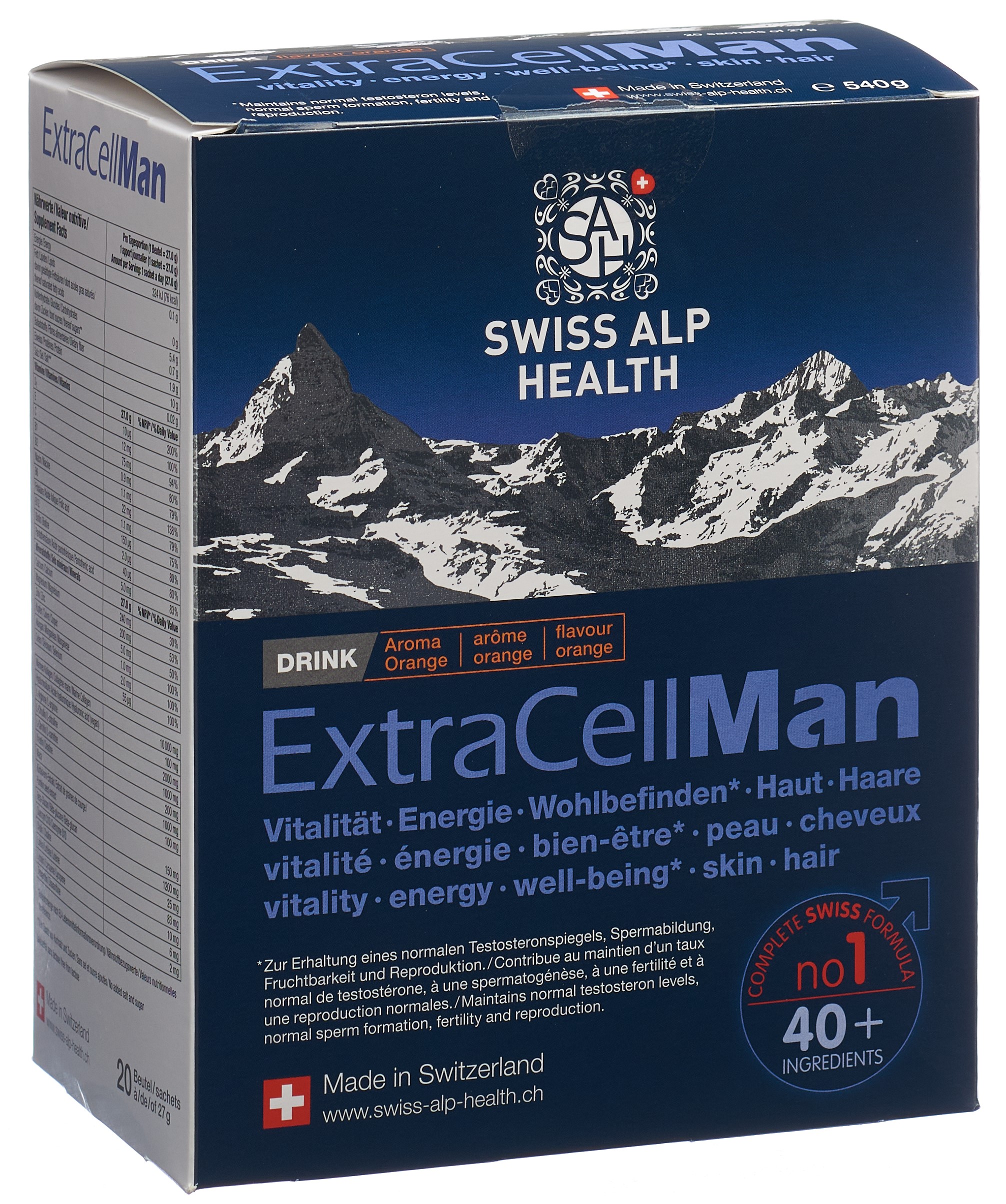 EXTRA CELL Man Drink 20 Btl 27 g