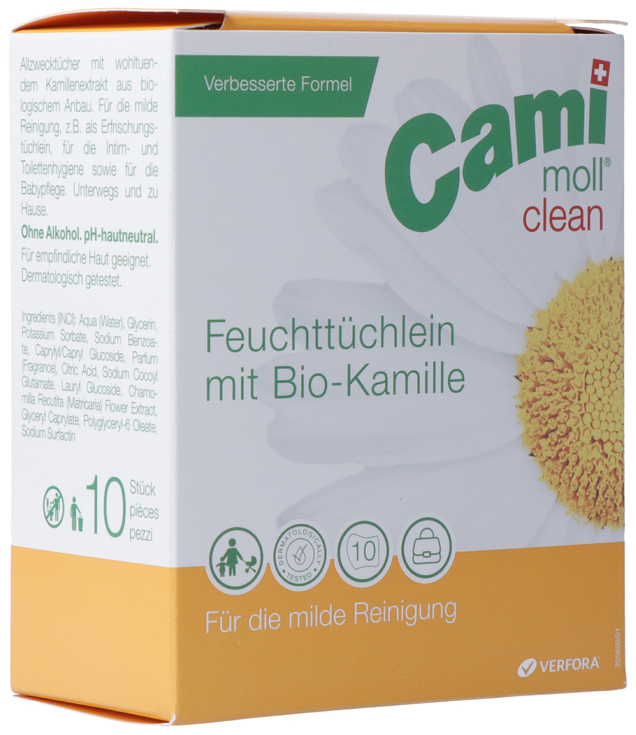 CAMI MOLL clean Feuchttücher NF Btl 10 Stk