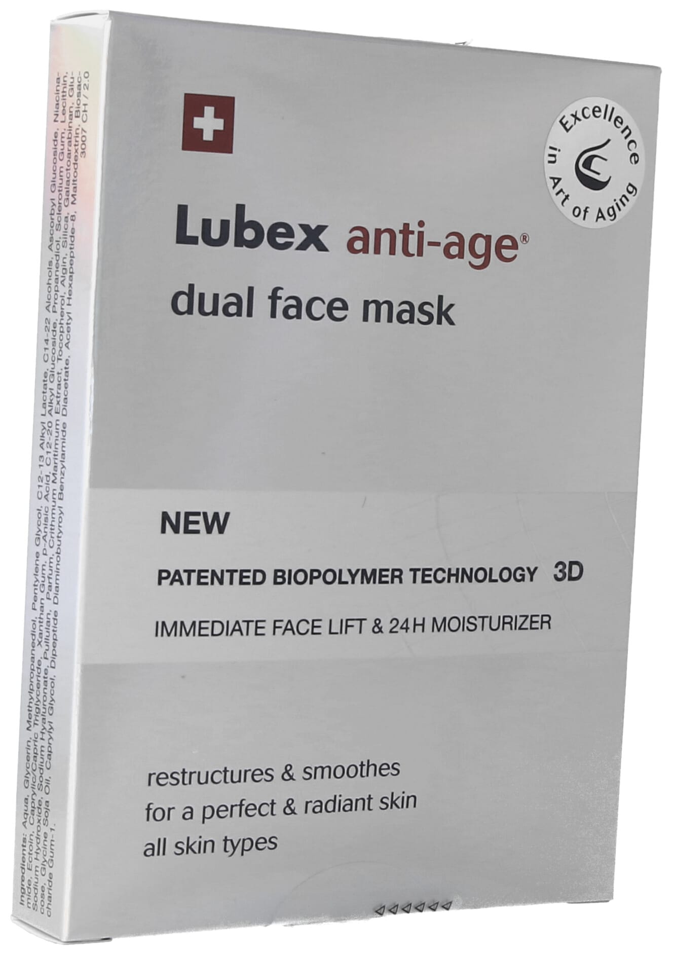 LUBEX ANTI-AGE dual face mask Btl 4 Stk
