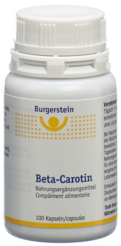 BURGERSTEIN Beta-Carotin Kaps Ds 100 Stk
