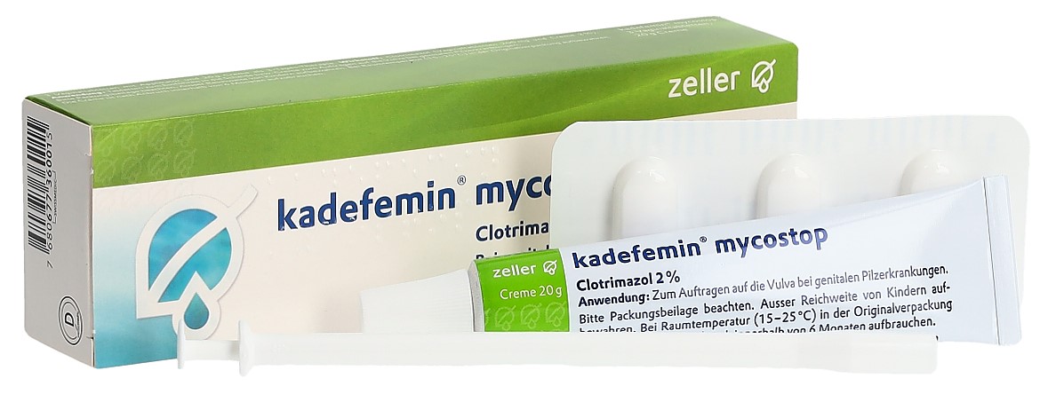 KADEFEMIN Mycostop Kombipack 3 Vag Tabl+20 g Creme
