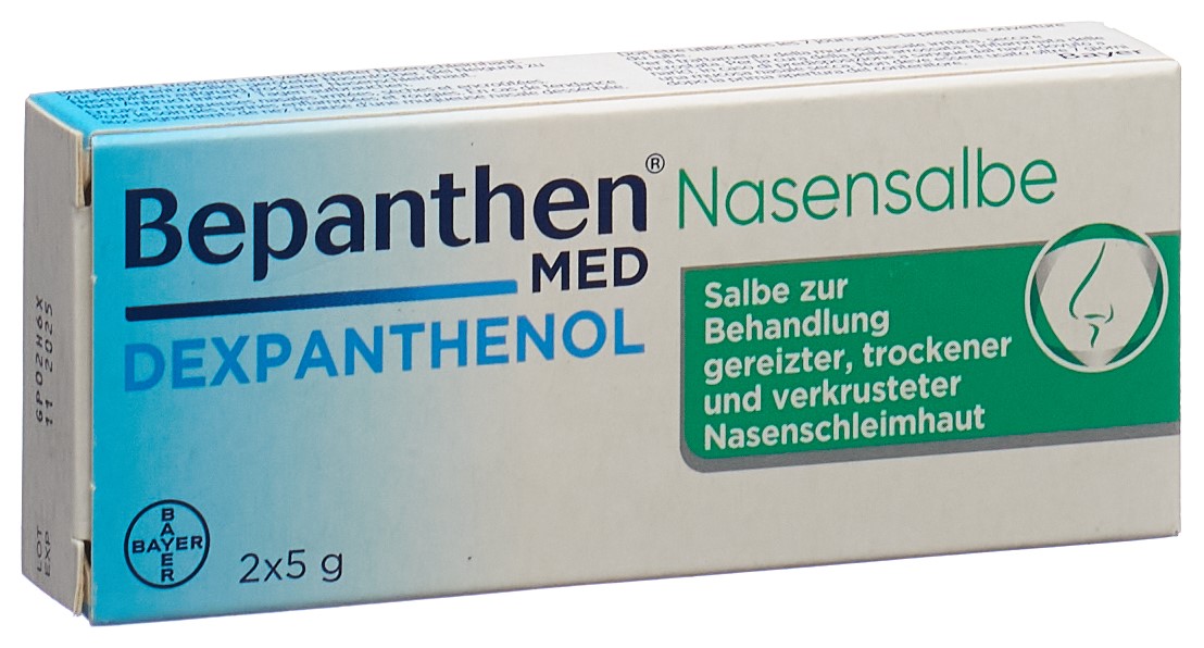 BEPANTHEN MED Nasensalbe 50 mg/g 2 Tb 5 g