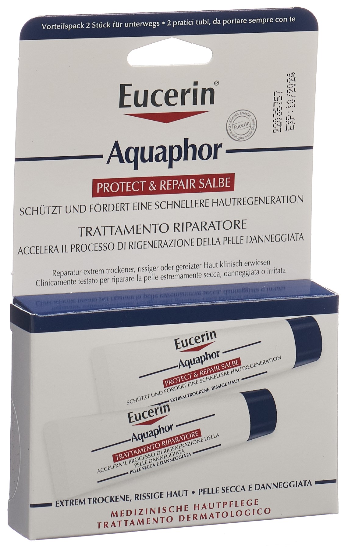EUCERIN Aquaphor Schutz- & Pflegesalbe 2 Tb 10 ml