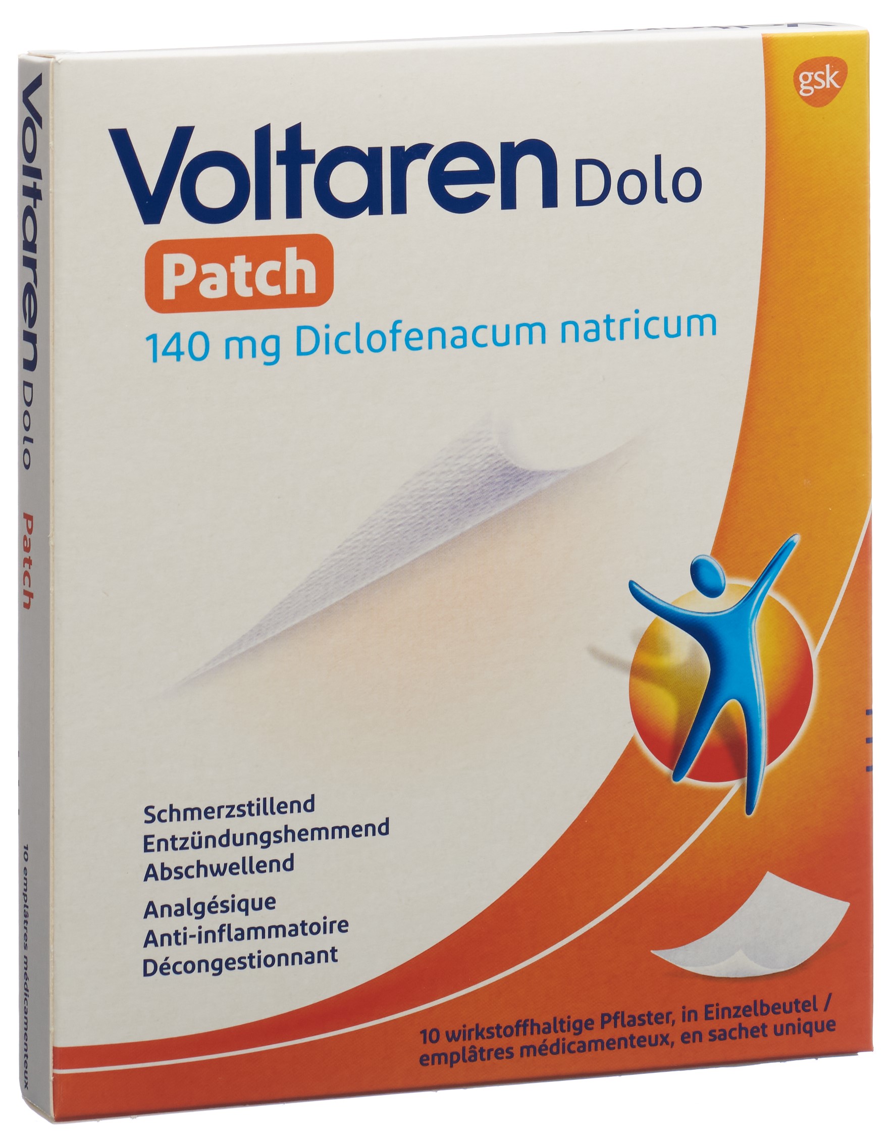 VOLTAREN DOLO Patch Pfl 140 mg Btl 10 Stk