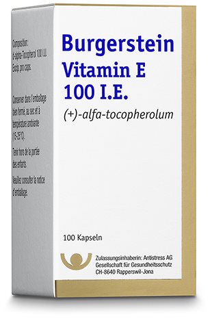 BURGERSTEIN Vitamin E Weichkaps 100 IE Ds 100 Stk
